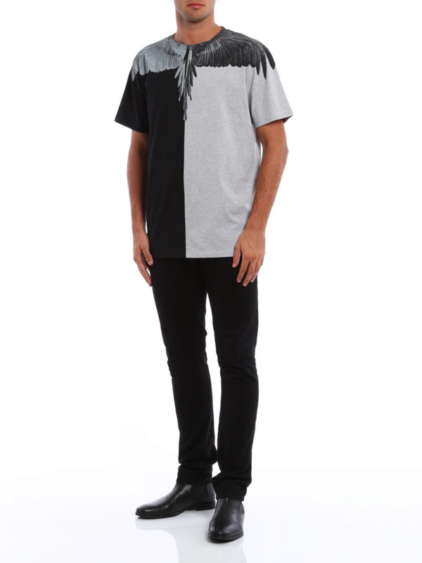 Asher colour block T-shirt shop online: Marcelo Burlon