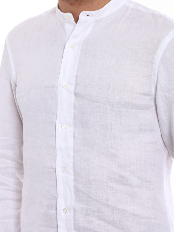 ASPESI buy online Bruce white summer shirt