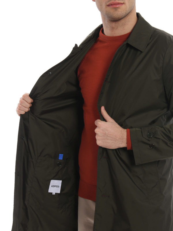 ASPESI buy online Limone raincoat