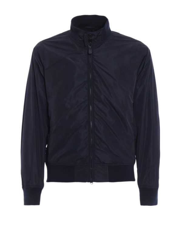 ASPESI: casual jackets - Swing blue technical fabric jacket
