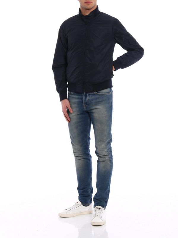 ASPESI: casual jackets online - Swing blue technical fabric jacket
