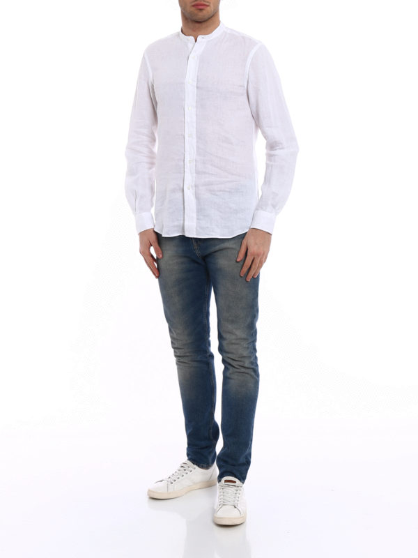 ASPESI: shirts online - Bruce white summer shirt