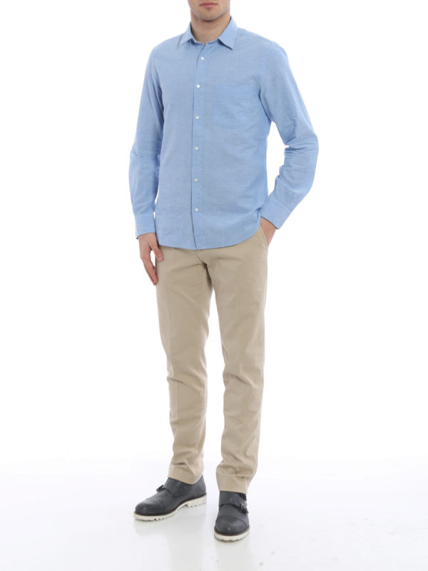 ASPESI: Hemden online - Hemd Fur Herren - Hellblau