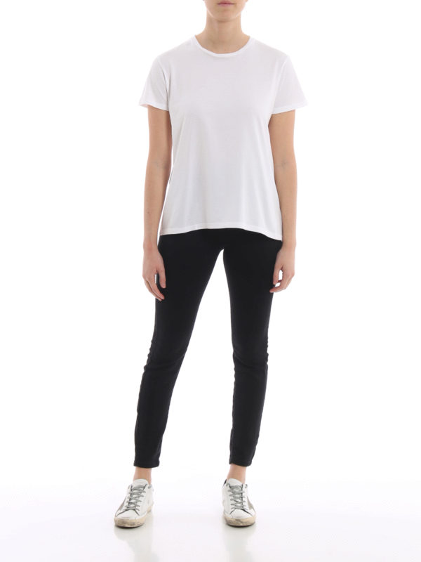 ASPESI: t-shirts online - White cotton Tee