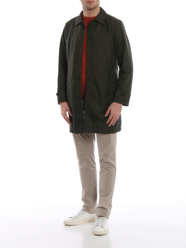 ASPESI: trench coats online - Limone raincoat