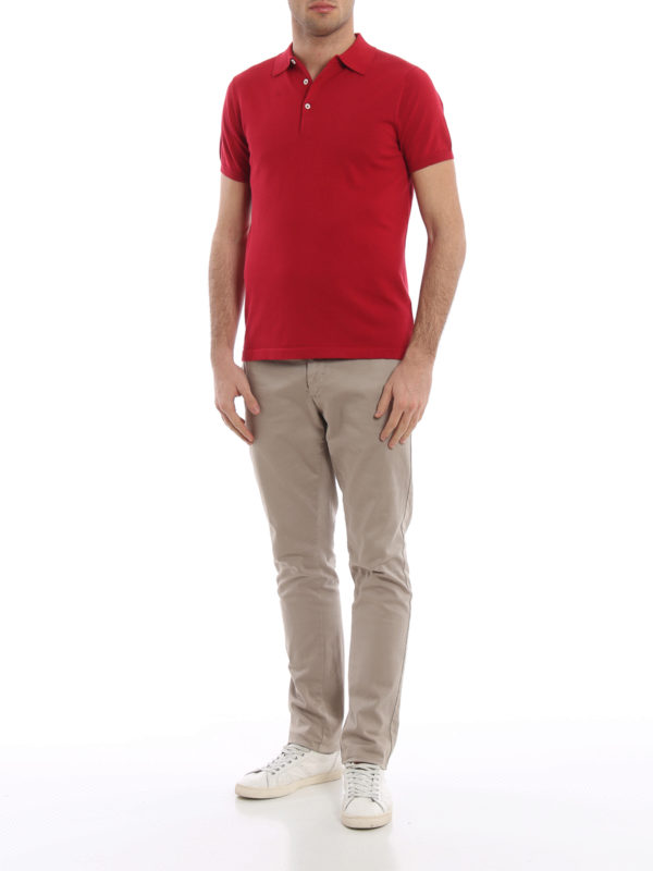 ASPESI: Rollkragenpullover  und Polo-Ausschnitt online - Rollkragenpullover - Rot