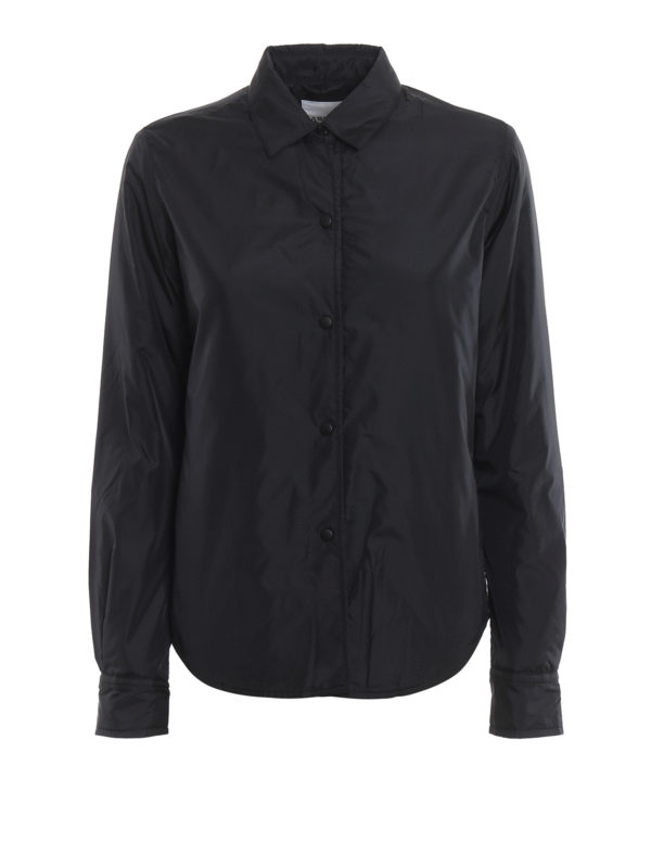 ASPESI: padded jackets - Glue black padded jacket