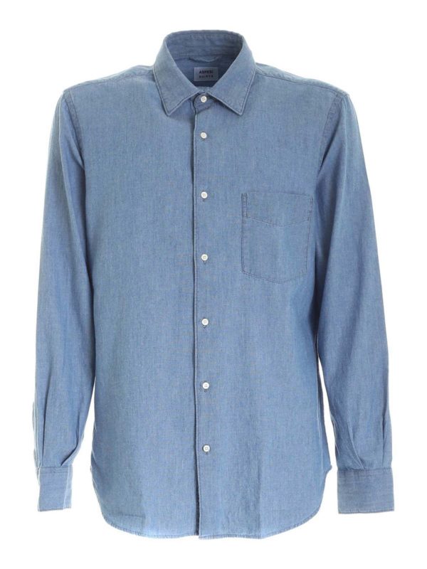ASPESI: shirts - Sedici shirt in light blue