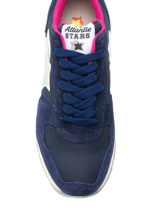 ATLANTIC STARS buy online Vega dark blue and fuchsia sneakers