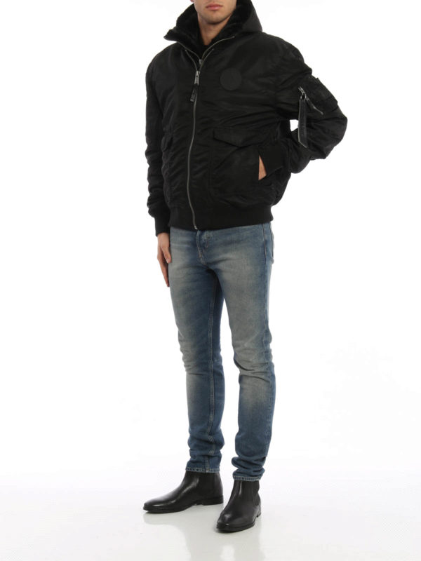 Bomber in nylon Atravierso Alpha shop online: Marcelo Burlon