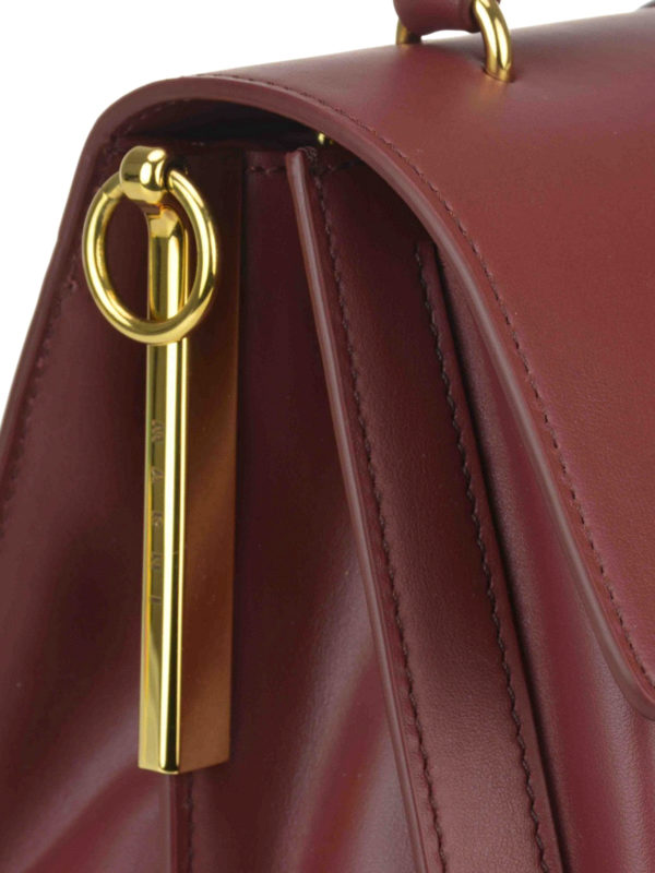 Attaché leather small bag shop online: Marni