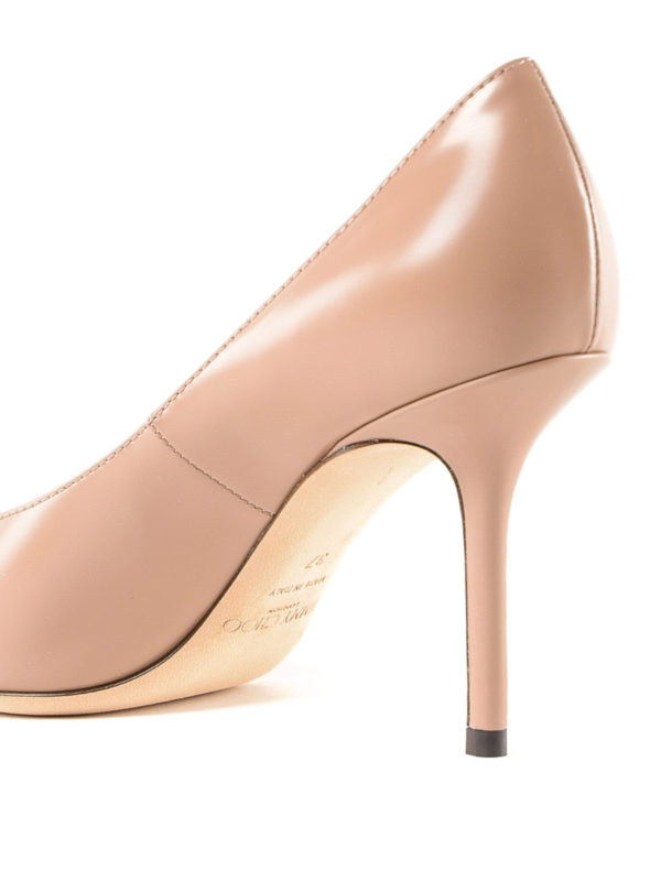 Ava 85 pink leather pumps shop online: JIMMY CHOO