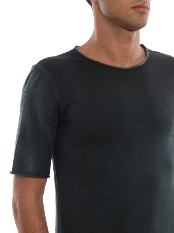 AVANT-TOI buy online Shaded forest green cotton Tee