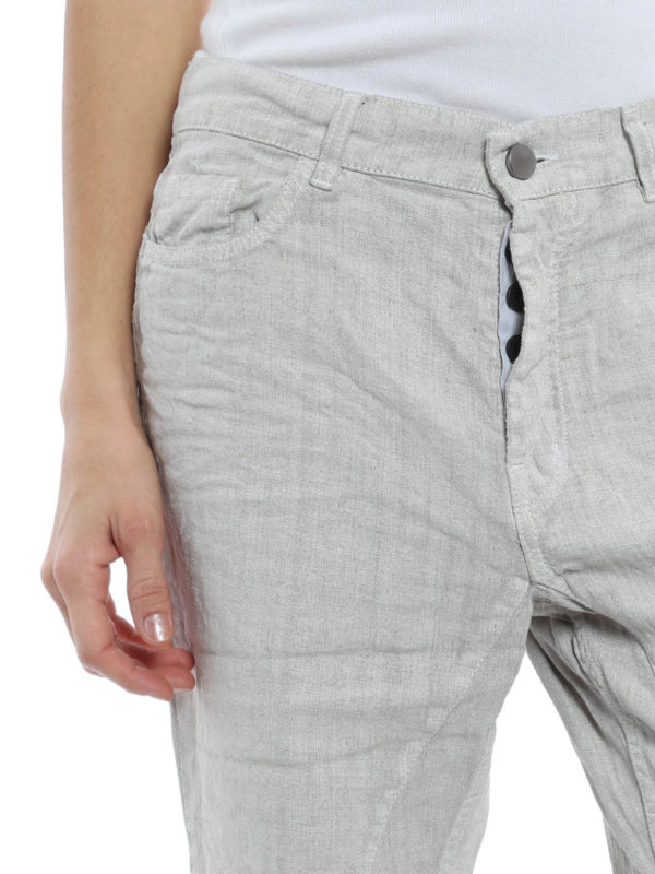 AVANT-TOI buy online Tremoy drop crotch linen  pants