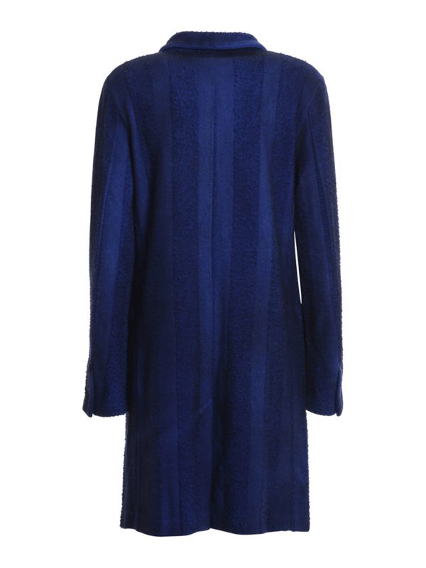 AVANT-TOI: knee length coats online - Pilling effect wool coat