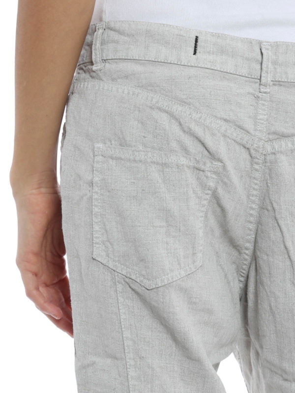 iKRIX AVANT-TOI: Tremoy drop crotch linen  pants