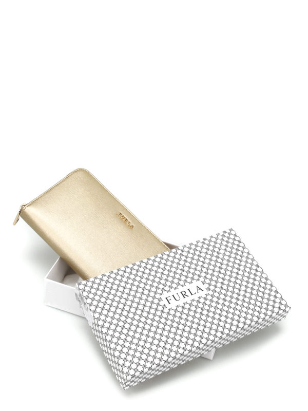 Babylon extra large leather wallet shop online: FURLA