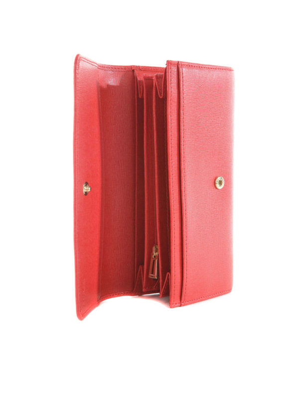 Babylon XL saffiano bi-fold wallet shop online: FURLA