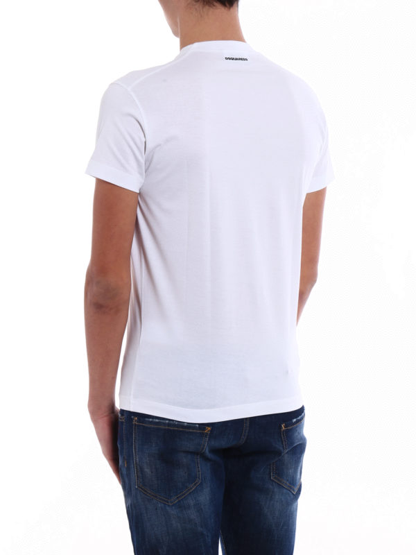 Bad News Scouts print T-shirt shop online: DSQUARED2