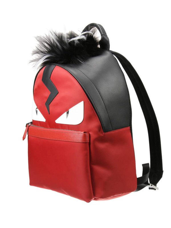 Bag Bug nylon backpack shop online: FENDI