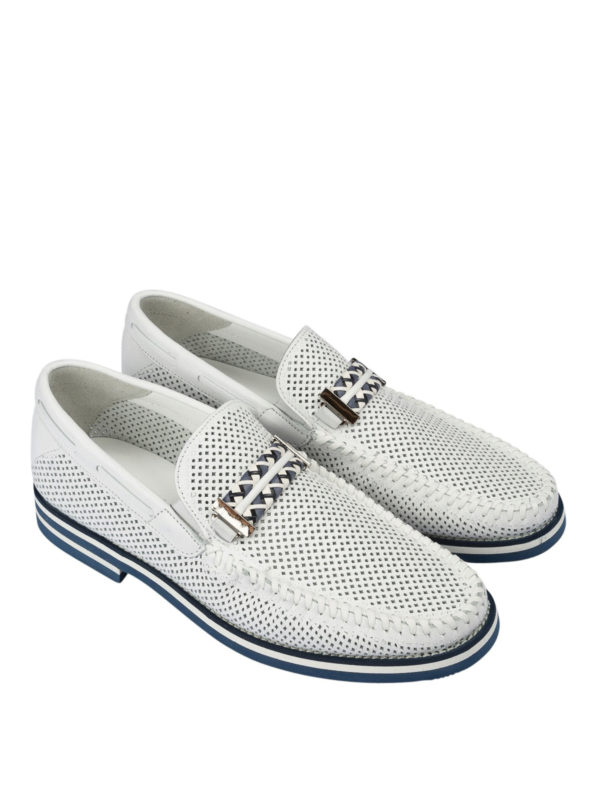 BALDININI: Mocassins & Chaussures bateau online - Mocassin  - Blanc