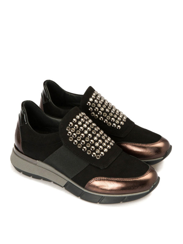 BALDININI: sneakers online - Sneaker slip on con borchie
