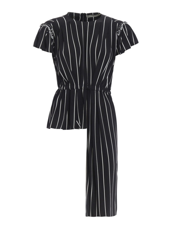 BALENCIAGA: Blusen - Bluse - Schwarz