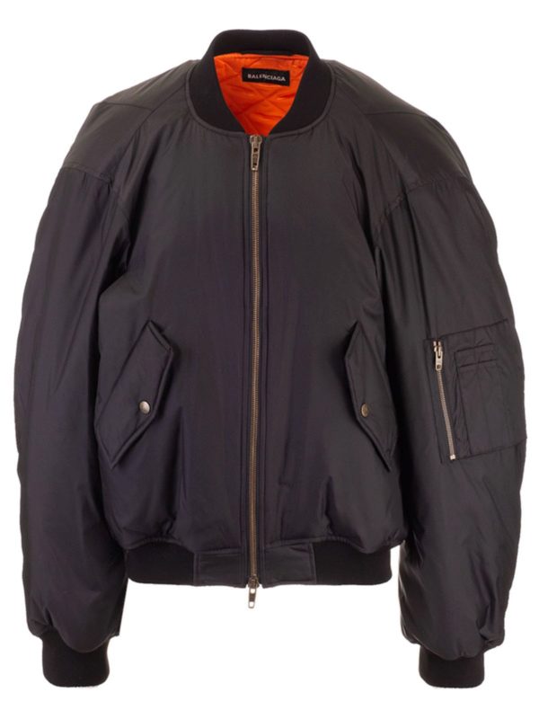 BALENCIAGA: ボンバージャケット - ボンバージャケット - 黒