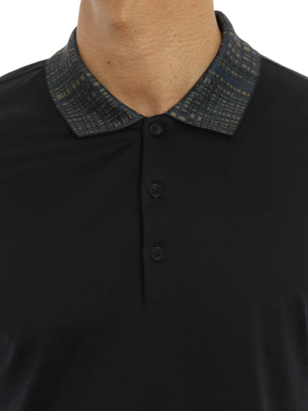 BALENCIAGA buy online Patterned collar polo shirt