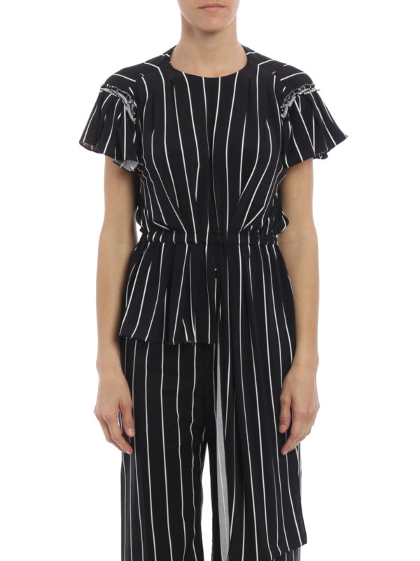 BALENCIAGA: Blusen online - Bluse - Schwarz