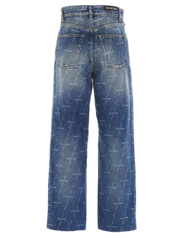 BALENCIAGA: Jeans Rectos online - Vaqueros Rectos - Azul