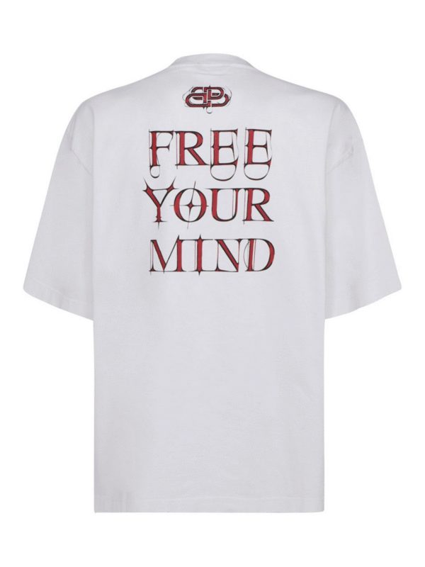 T-shirts Balenciaga - Free Your Mind T-shirt - 641614TJV789000 | thebs.com