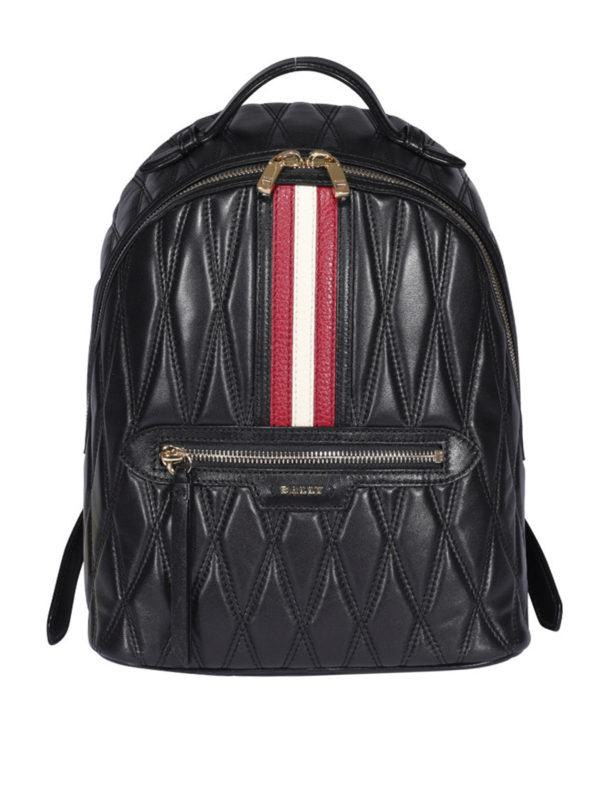 BALLY: backpacks - Daffi quilted leather backpack
