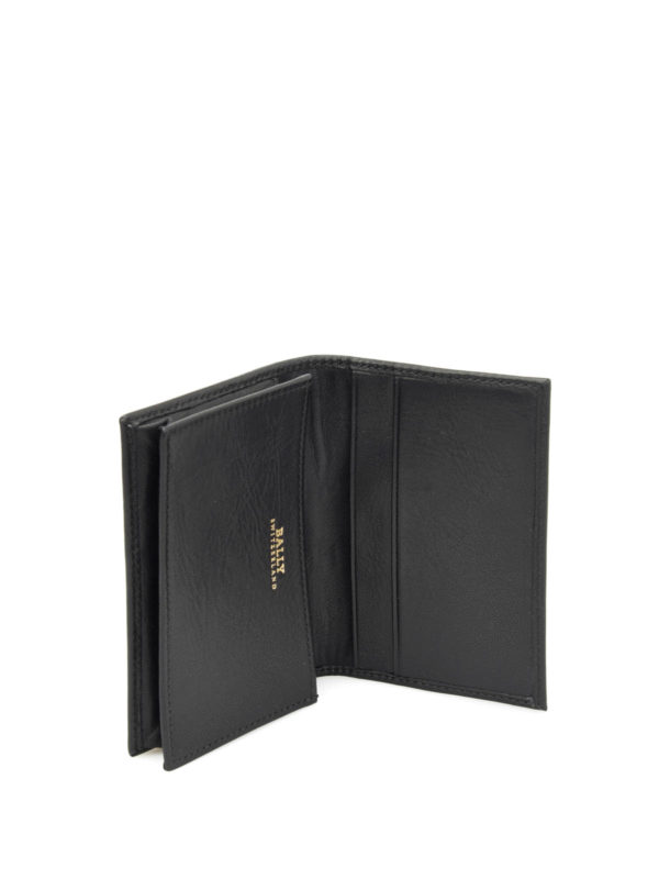 BALLY buy online Leather and canvas card holder