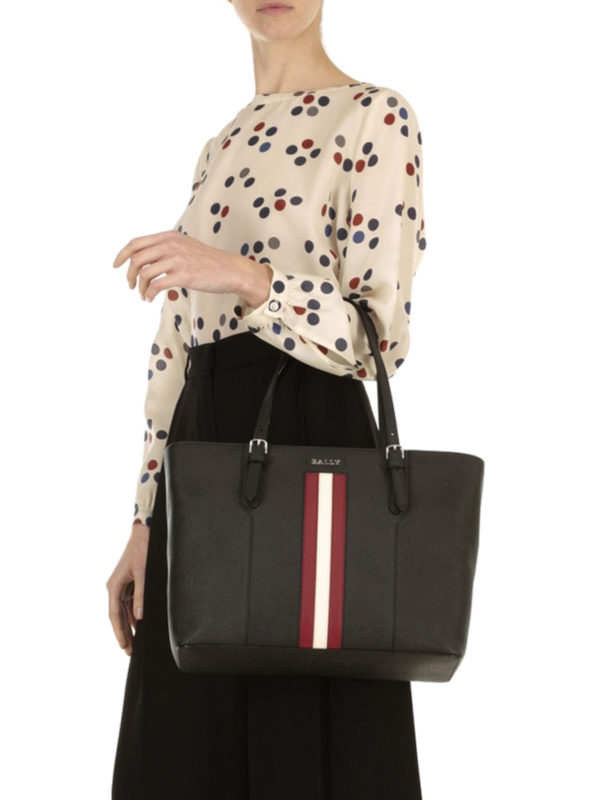 BALLY buy online Supra leather tote