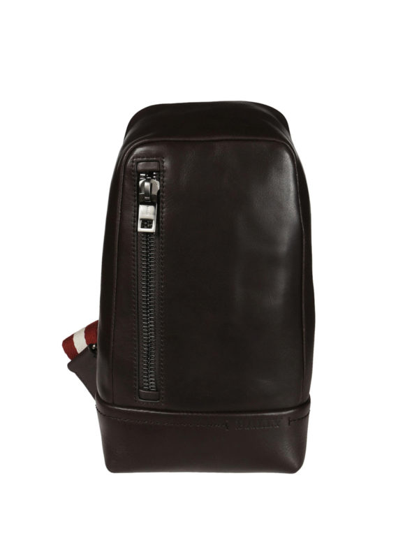 BALLY: cross body bags - Tanis brown leather bag