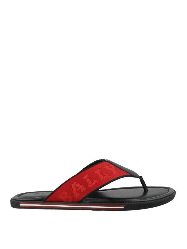 BALLY: Chanclas de playa - Chanclas - Border-T