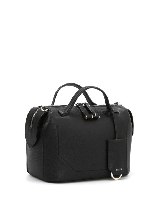 BALLY: borse a tracolla online - Tracolla in pelle martellata