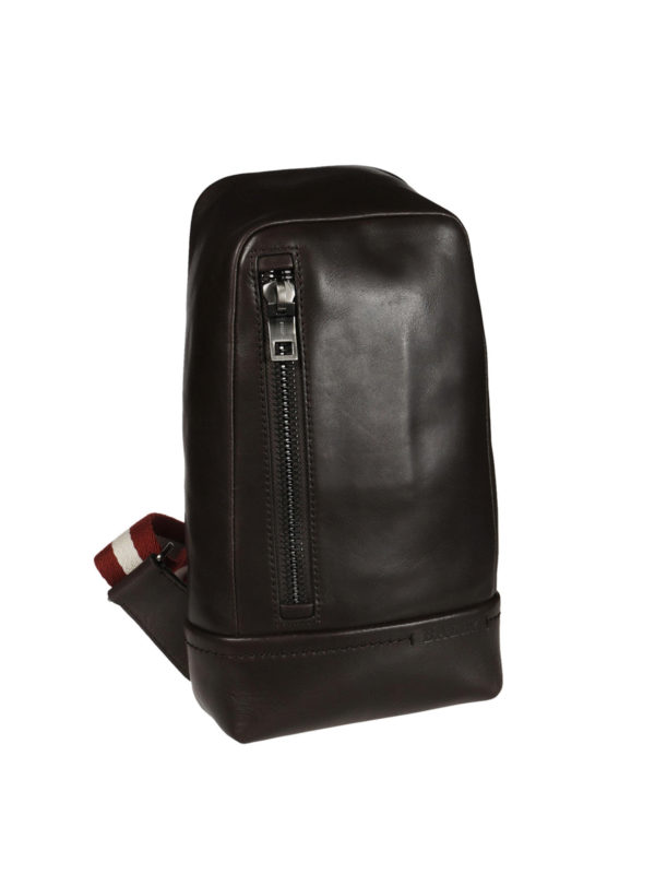 BALLY: cross body bags online - Tanis brown leather bag