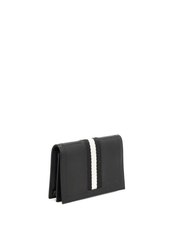 BALLY: wallets & purses online - Leather and canvas card holder