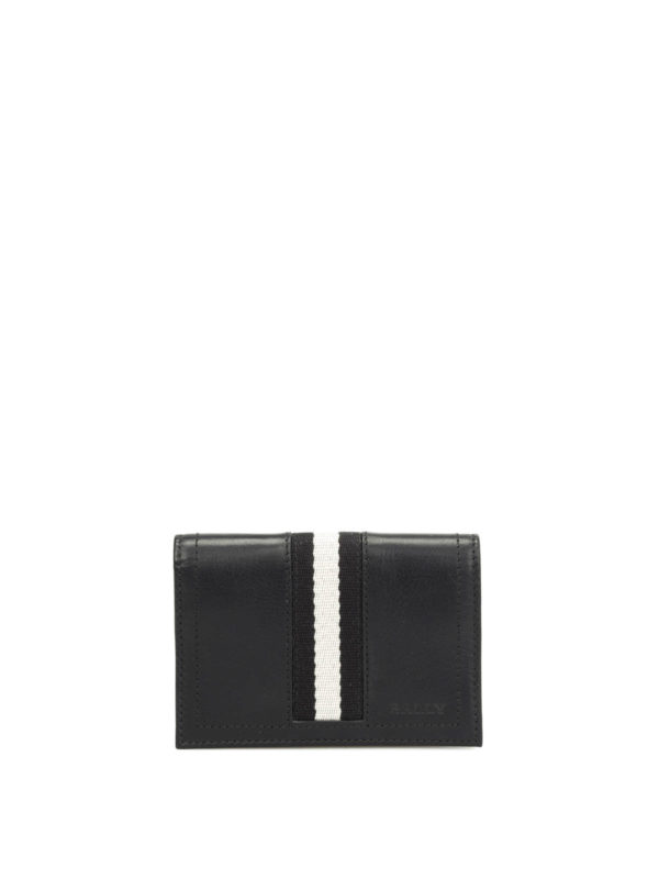 BALLY: wallets & purses - Leather and canvas card holder