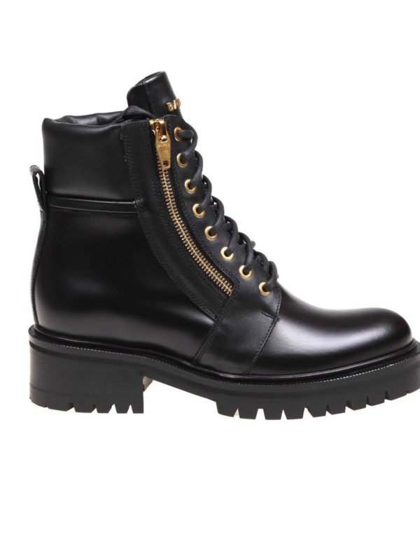 Balmain: Stiefeletten - Stiefeletten - Schwarz