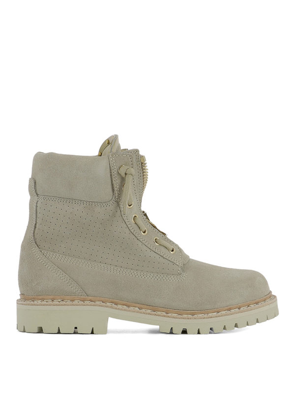 Balmain: ankle boots - Taiga Ranger suede ankle boots