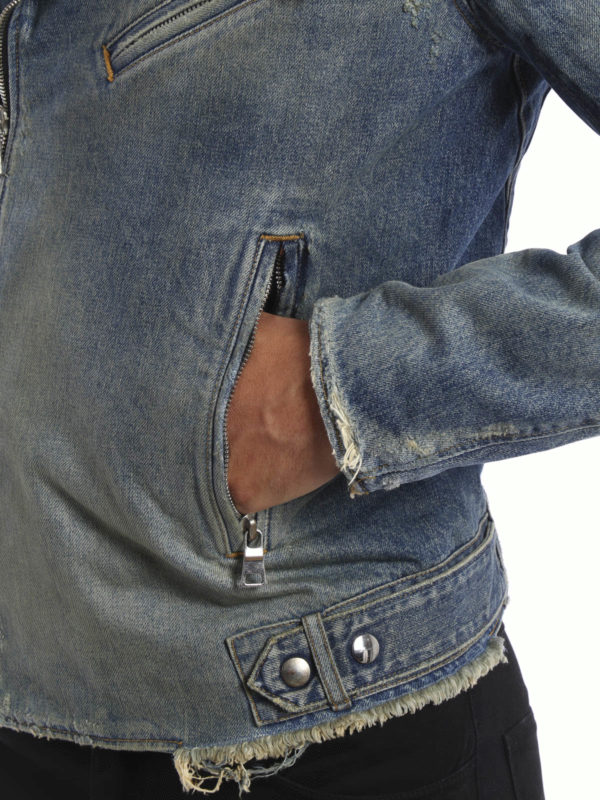 iKRIX Balmain: Biker-inspired denim jacket