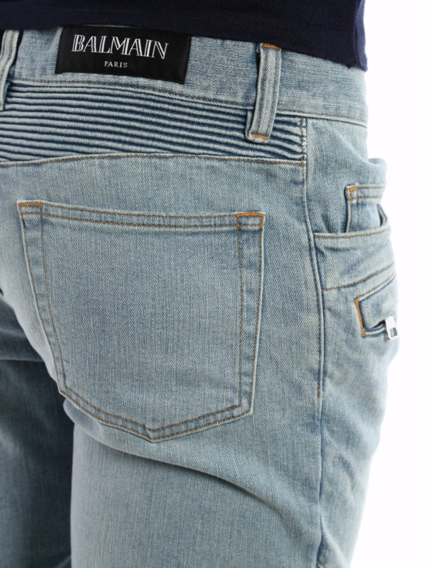 iKRIX Balmain: Vaqueros Pitillos Azules