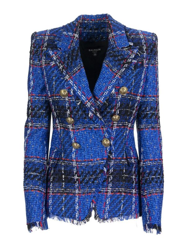 Balmain: blazers - Tweed blazer