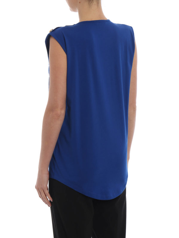 Top - Azul shop online: Balmain
