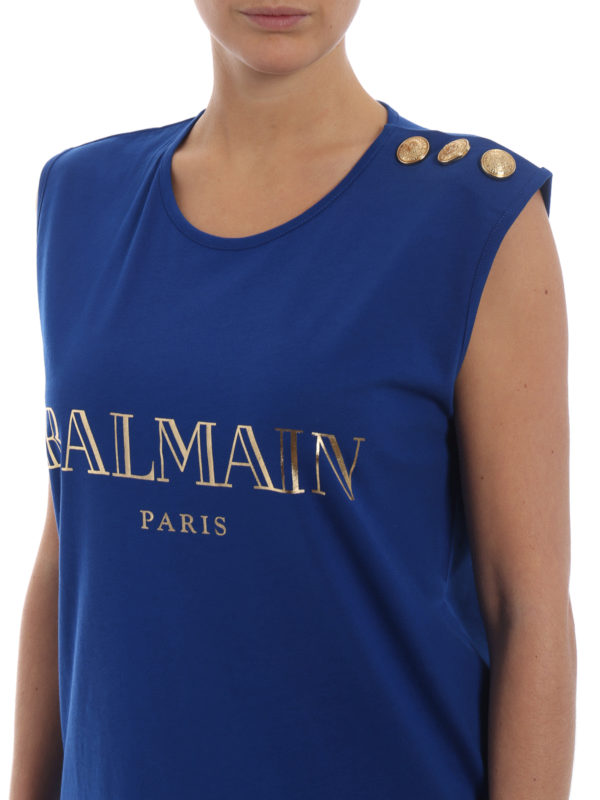 Balmain buy online Top - Azul