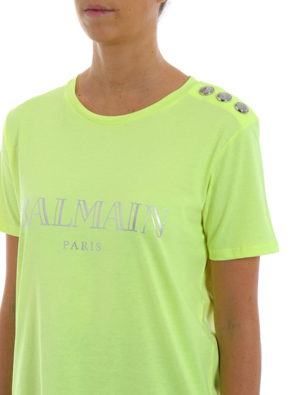 Balmain buy online Tシャツ - イエロー