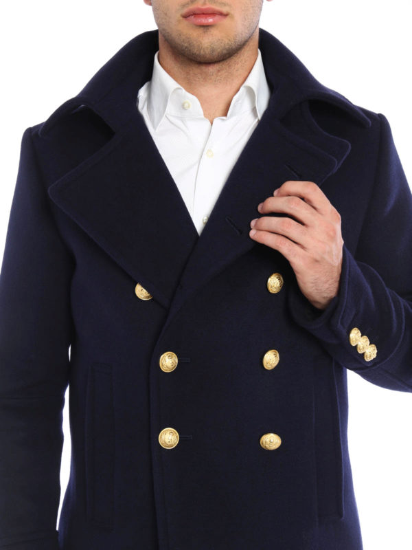 Balmain buy online Buttoned double breasted  coat